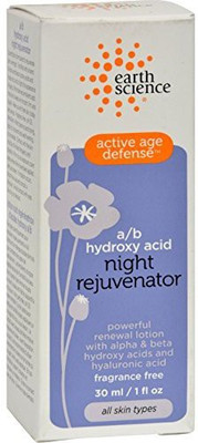 Earth Science Active Age Defense A B Hydroxy Acid Night Rejuvenator Fragrance Free(29.58 ml)
Earth Science Active Age Defense A B Hydroxy Acid Night Rejuvenator Fragrance Free(29.58 ml)