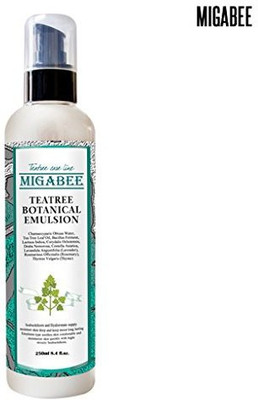 MIGABEE Teatree Botanical Emulsion Fl Natural Ingredient Botanical Skin Care Sebum & Acne Control For Troubled Skin(250 ml)
MIGABEE Teatree Botanical Emulsion Fl Natural Ingredient Botanical Skin Care Sebum & Acne Control For Troubled Skin(250 ml)