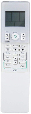 LipiWorld 169 AC Remote Compatible Remote Controller(White)