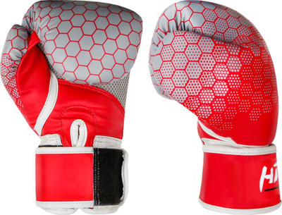 Hitman By Triumph Blue Printing force PU Boxing Gloves Size: 8 Boxing Gloves (XS, Red)
