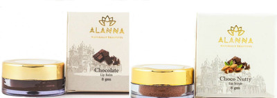 Alanna Naturally Beautiful Best Lip Care Combo Pack of Lip Balm & Lip scrub (Chocolate Flavor)(Set of 2)
Alanna Naturally Beautiful Best Lip Care Combo Pack of Lip Balm & Lip scrub (Chocolate Flavor)(Set of 2)