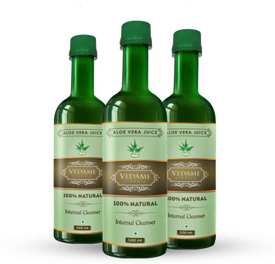 Vedame herbals Aloe Vera Juice (pack of 3)(3 x 166.67 ml)