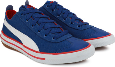Puma Boys & Girls Lace Sneakers(Blue, True blue-puma white-barbados
