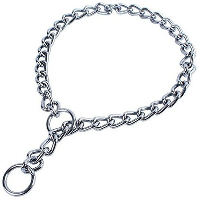 Sicons Dog Fashion Dog Choke Chain Plain Silver Length 2 feet No.8 (Large) 60 cm Dog Chain Leash(Silver)
Sicons Dog Fashion Dog Choke Chain Plain Silver Length 2 feet No.8 (Large) 60 cm Dog Chain Leash(Silver)