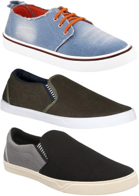 Chevit Combo Pack of 3 Casual & Sports Shoes (Loafers & Sneakers Shoes) Loafers For Men(Blue, Olive, Grey
Chevit Combo Pack of 3 Casual & Sports Shoes (Loafers & Sneakers Shoes) Loafers For Men(Blue, Olive, Grey
