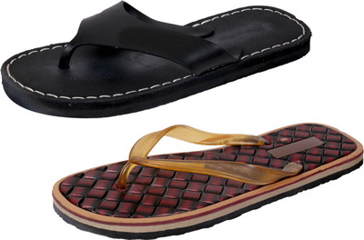 Indistar StepCare Slippers, Black::brown