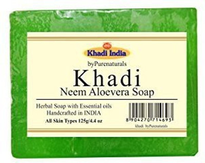 Khadi byPurenaturals Neem Aloevera Soap -125g Pack of 3(125 g, Pack of 3) 
Khadi byPurenaturals Neem Aloevera Soap -125g Pack of 3(125 g, Pack of 3)