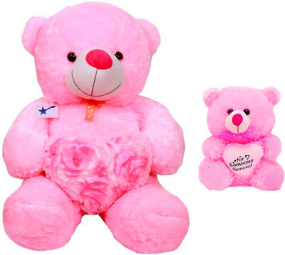 ATTRACTIVE 3 Feet Seating Teddy Bear With 1 Feet Small Heart Teddy - 85 cm(Pink)
ATTRACTIVE 3 Feet Seating Teddy Bear With 1 Feet Small Heart Teddy - 85 cm(Pink)