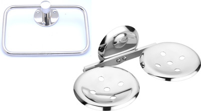 Osian 2 Pieces Bathroom Accessories(1-Double Soap Dish,1-Napkin Ring)81-Creta Series(Silver)
Osian 2 Pieces Bathroom Accessories(1-Double Soap Dish,1-Napkin Ring)81-Creta Series(Silver)