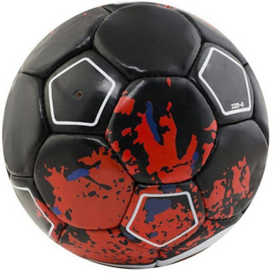 b e footbal match Football - Size: 5(Pack of 1, Black), Red