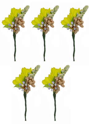 Confidence Flower Hair Pins, Fancy Juda Pins Accessories For Girls And Women, Yellow Back Pin, Hair Pin, Hair Accessory Set(Yellow)
Confidence Flower Hair Pins, Fancy Juda Pins Accessories For Girls And Women, Yellow Back Pin, Hair Pin, Hair Accessory Set(Yellow)
