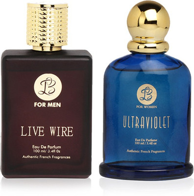 LB Perfume LB LIVEWIRE AND LB ULTRA VIOLET PERFUME FOR MEN & WOMEN 100 ML EDP(COMBO OF 2) Perfume - 200 ml(For Men & Women)
LB Perfume LB LIVEWIRE AND LB ULTRA VIOLET PERFUME FOR MEN & WOMEN 100 ML EDP(COMBO OF 2) Perfume - 200 ml(For Men & Women)