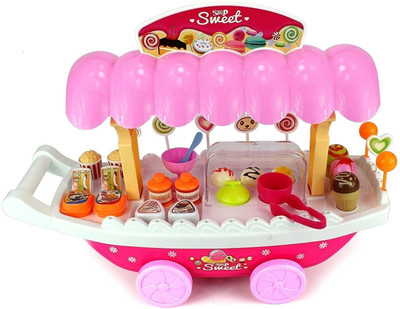 Elektra Luxury Battery Operated Ice Cream Trolley Set for Kids Pretend Roll Play with Led Lights & Music Learning & Educational Toy Set For 3+ Age
Elektra Luxury Battery Operated Ice Cream Trolley Set for Kids Pretend Roll Play with Led Lights & Music Learning & Educational Toy Set For 3+ Age