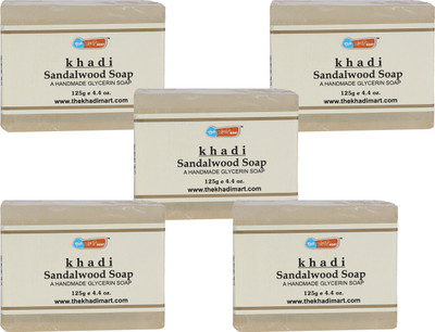 Agile The Khadi Mart (SandalWood) Soap - (Pack of 5) - 625 gm(5 g, Pack of 5)
Agile The Khadi Mart (SandalWood) Soap - (Pack of 5) - 625 gm(5 g, Pack of 5)