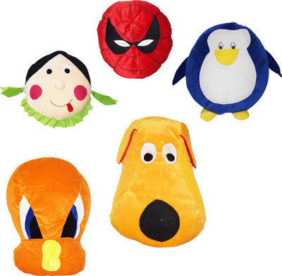 Vinayaka Fab Soft Toy Cushions Cartoon Shape (Set Of 5 Different Cartoon Characters) Velvet Material with Fiber Filling - 35 cm(Multicolor)
Vinayaka Fab Soft Toy Cushions Cartoon Shape (Set Of 5 Different Cartoon Characters) Velvet Material with Fiber Filling - 35 cm(Multicolor)