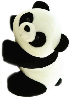 Shopfloor.XYZ Teddy Bear / Panda / Stuffed Toy Medium Size - 26 cm (Black, White) - 26 cm(Black, White)