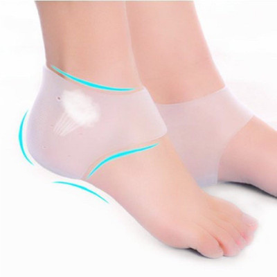 QUINERGYS ® Plantar Fasciitis Treatment, Heel Pain Relief Protectors Heel Support(White, Clear-4