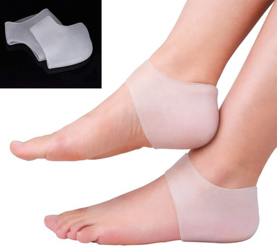 QUINERGYS ® Moisturizing Skin Softening Silicone Gel Heel Sleeve for Dry Cracked Heel Repair with Protective Cushioning for Plantar Fasciitis Pain Relief Heel Support(White, Clear-10
QUINERGYS ® Moisturizing Skin Softening Silicone Gel Heel Sleeve for Dry Cracked Heel Repair with Protective Cushioning for Plantar Fasciitis Pain Relief Heel Support(White, Clear-10
