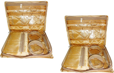 shivanshshine Pack Of 2 pc Satin Jewellery Pouch Vanity Bag Vanity Case Organizer Women and Girls(Golden) Jewellery Box Vanity Box(Golden)
shivanshshine Pack Of 2 pc Satin Jewellery Pouch Vanity Bag Vanity Case Organizer Women and Girls(Golden) Jewellery Box Vanity Box(Golden)