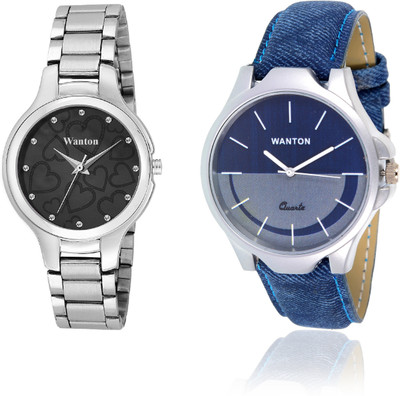 Wanton Black color official stylish women watch with Blue color attractive shape combo couple watch Exclusive collection watches Watch - For Boys & Girls
Wanton Black color official stylish women watch with Blue color attractive shape combo couple watch Exclusive collection watches Watch - For Boys & Girls