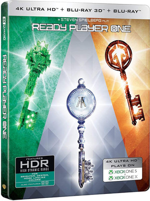 Ready Player One (Steelbook) (4K UHD + Blu-ray 3D + Blu-ray) (3-Disc)(4K(UHD) Blu-ray English)
Ready Player One (Steelbook) (4K UHD + Blu-ray 3D + Blu-ray) (3-Disc)(4K(UHD) Blu-ray English)