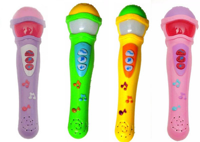 DINAARKAN COMBO OF 4 MICROPHONE TOY WITH MUSIC, LIGHT & BATTERIES(Purple, Pink, Green, Yellow)
DINAARKAN COMBO OF 4 MICROPHONE TOY WITH MUSIC, LIGHT & BATTERIES(Purple, Pink, Green, Yellow)
