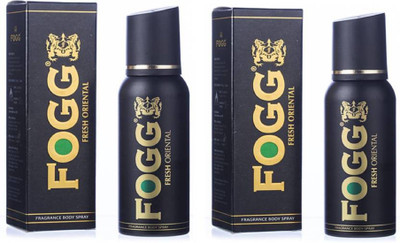 Fogg Fresh Oriental Black Series Fragrance Body Spray Pack of 2 Combo (120ML each) Perfume Body Spray - For Men & Women (240 ml, Pack of 2) Body Mist - For Men & Women(240 ml, Pack of 2)
Fogg Fresh Oriental Black Series Fragrance Body Spray Pack of 2 Combo (120ML each) Perfume Body Spray - For Men & Women (240 ml, Pack of 2) Body Mist - For Men & Women(240 ml, Pack of 2)