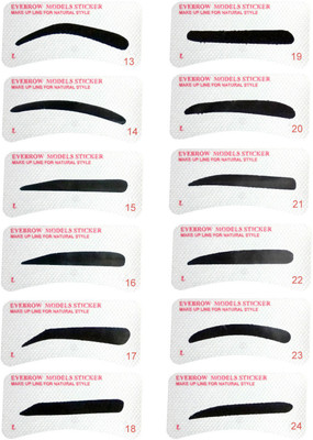 AuraSkin 24Pcs MIX Eyebrow Card Eyebrow Shaping Stencil Sticker Grooming Kit Reusable Makeup Shaper Beauty Tool Eyebrow Sticker For Perfect Eyebrow Eyebrow Stencil(24)
AuraSkin 24Pcs MIX Eyebrow Card Eyebrow Shaping Stencil Sticker Grooming Kit Reusable Makeup Shaper Beauty Tool Eyebrow Sticker For Perfect Eyebrow Eyebrow Stencil(24)