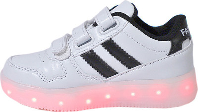 FEETWELL Boys & Girls Velcro Sneakers(White 
FEETWELL Boys & Girls Velcro Sneakers(White