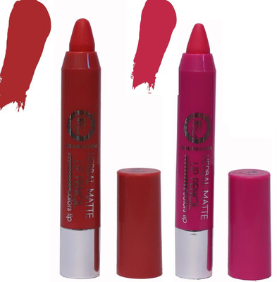 COLORS QUEEN Long Lasting & Waterproof Herbal Colors Matte Lip Pencil(Peach, Sharbati pink)
COLORS QUEEN Long Lasting & Waterproof Herbal Colors Matte Lip Pencil(Peach, Sharbati pink)