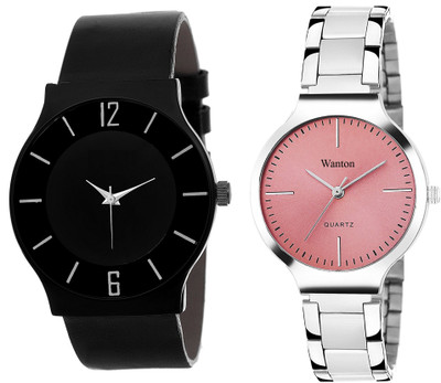 Wanton pink steel belt stylish and fancy watch with black color professional and atylish fashion watch commbo couple watch Exclusive collection watches Watch - For Boys & Girls
Wanton pink steel belt stylish and fancy watch with black color professional and atylish fashion watch commbo couple watch Exclusive collection watches Watch - For Boys & Girls