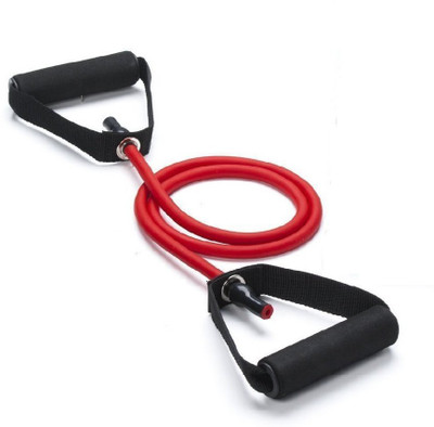 Kitfit Toning Tube with Foam Handles for Men and Women Resistance Tube(Red)