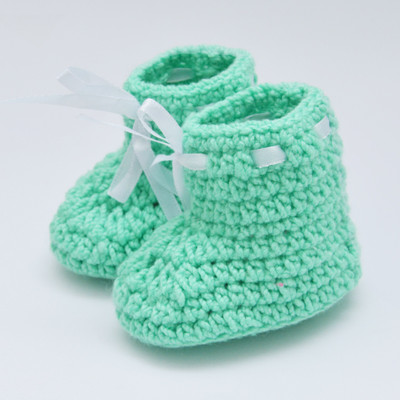 Love Crochet Art Crochet baby girl knitted flower infant booties for 0-6 month Booties(Toe to Heel Length - 9 cm Green)
Love Crochet Art Crochet baby girl knitted flower infant booties for 0-6 month Booties(Toe to Heel Length - 9 cm Green)