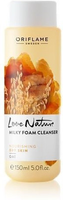 Oriflame Sweden love nature milky foam cleanser oat(150 ml)