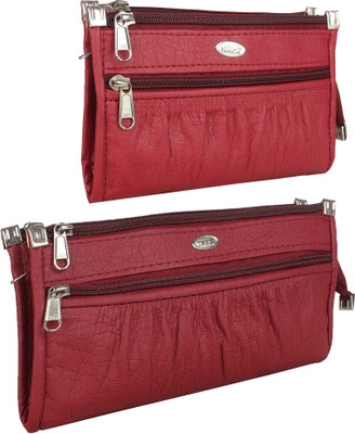 Element Cart Casual, Party Maroon, Pink Clutch
