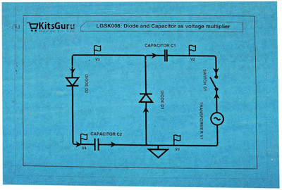 KitsGuru Diode and Capaciotor as a Voltage Multiplier LGSK008 Educational Electronic Hobby Kit
KitsGuru Diode and Capaciotor as a Voltage Multiplier LGSK008 Educational Electronic Hobby Kit