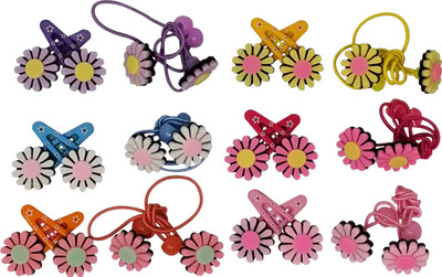 Evolution Cute & Funky Sunflower With Rubberbands Multicolored Kids Snap Hair Clips, Small, For Kids / Girls Rubber Band, Tic Tac Clip(Multicolor)
Evolution Cute & Funky Sunflower With Rubberbands Multicolored Kids Snap Hair Clips, Small, For Kids / Girls Rubber Band, Tic Tac Clip(Multicolor)