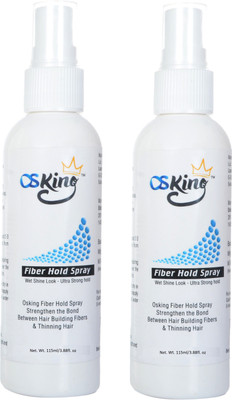 Osking Hair Building Fiber Hold Spray 115 ml For all Hair Fibers & Hair styling Hair Styler Spray ,Pack Of 2(230 ml)
Osking Hair Building Fiber Hold Spray 115 ml For all Hair Fibers & Hair styling Hair Styler Spray ,Pack Of 2(230 ml)