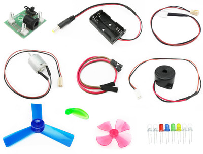 Kit4Curious Electrical discovery plug and play kit with instruction guide – Educational and learning kit gift(Multicolor)