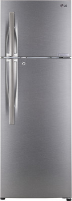LG 260 L Frost Free Double Door 3 Star Refrigerator(Dazzel Steel, GL-C292RDSU)