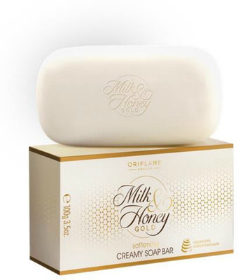 Oriflame Sweden Milk & Honey Gold softening creamy Soap Bar(pack of 4) 400g(400 g)
Oriflame Sweden Milk & Honey Gold softening creamy Soap Bar(pack of 4) 400g(400 g)