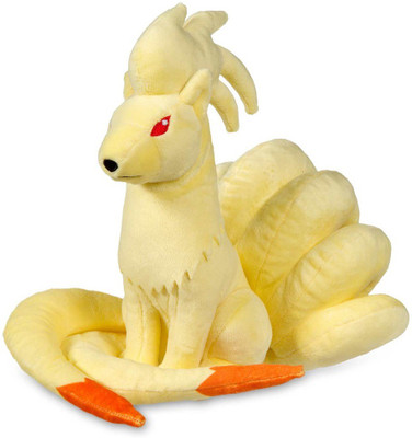 imodish Pokemon GO Ninetales 35cms Soft Toys Plush Stuffed Toy - 35 cm(Yellow)