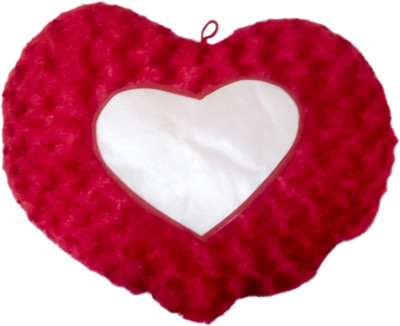 kidoz kingdom HEART SHAPE SUBLIMATION PERSONALISED SOFT TOY - 30 cm(Red)