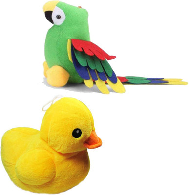 GreenViji Musical Beautiful stuffed Duck and Parrot toy for Kids - 21 cm(Yellow, Green), Green;yellow
GreenViji Musical Beautiful stuffed Duck and Parrot toy for Kids - 21 cm(Yellow, Green), Green;yellow