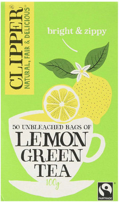 Clipper Organic Lemon Green Tea 20s TSC - 40g Lemon Green Tea Bags(40 g, Box)