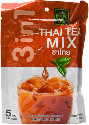 Ranong Tea Tea Instant Thai Tea Mix, 5 Sachets - 100g Assorted Instant Tea Pouch(100 g)
Ranong Tea Tea Instant Thai Tea Mix, 5 Sachets - 100g Assorted Instant Tea Pouch(100 g)
