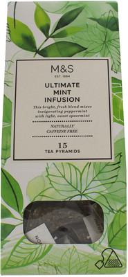 Mark & Spencer Ultimate Mint Infusion, 15 Tea Pyramids - 37.5G Mint Infusion Tea Box(37.5 g)
Mark & Spencer Ultimate Mint Infusion, 15 Tea Pyramids - 37.5G Mint Infusion Tea Box(37.5 g)