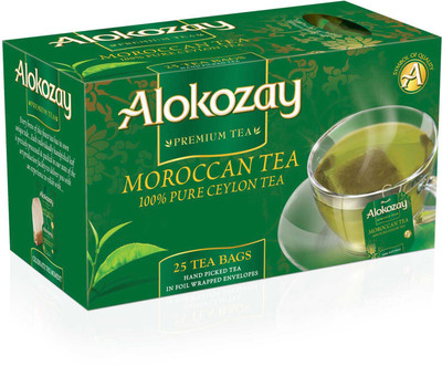 Alokozay Premium Tea, Moroccan Tea, 25 Tea Bags - 50g Assorted Green Tea Bags Box(50 g)
Alokozay Premium Tea, Moroccan Tea, 25 Tea Bags - 50g Assorted Green Tea Bags Box(50 g)