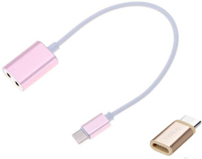 OLECTRA Premium Series type C splitter with type c adaptor USB Adapter(Pink, golden)
OLECTRA Premium Series type C splitter with type c adaptor USB Adapter(Pink, golden)