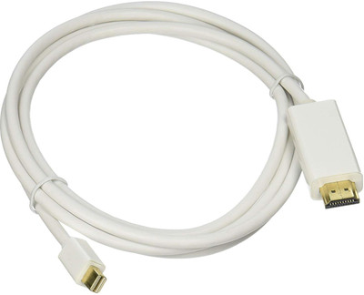 Tobo 4K Mini Display port HDMI Cable(Compatible with HDTV, Macbook, White)